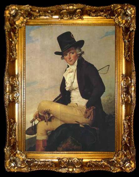 framed  Jacques-Louis David Monsieur seriziat (mk02), ta009-2